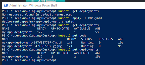 Deploy App into Minikube Cluster using Deployment controller, Service, and Horizontal Autoscaler - apply changes on deployment object